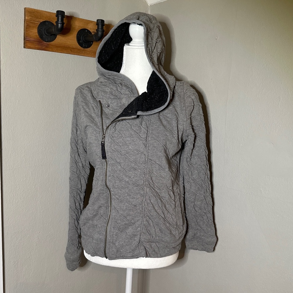 Carbon2Cobalt Crinkle Full Zip Sweatshirt
